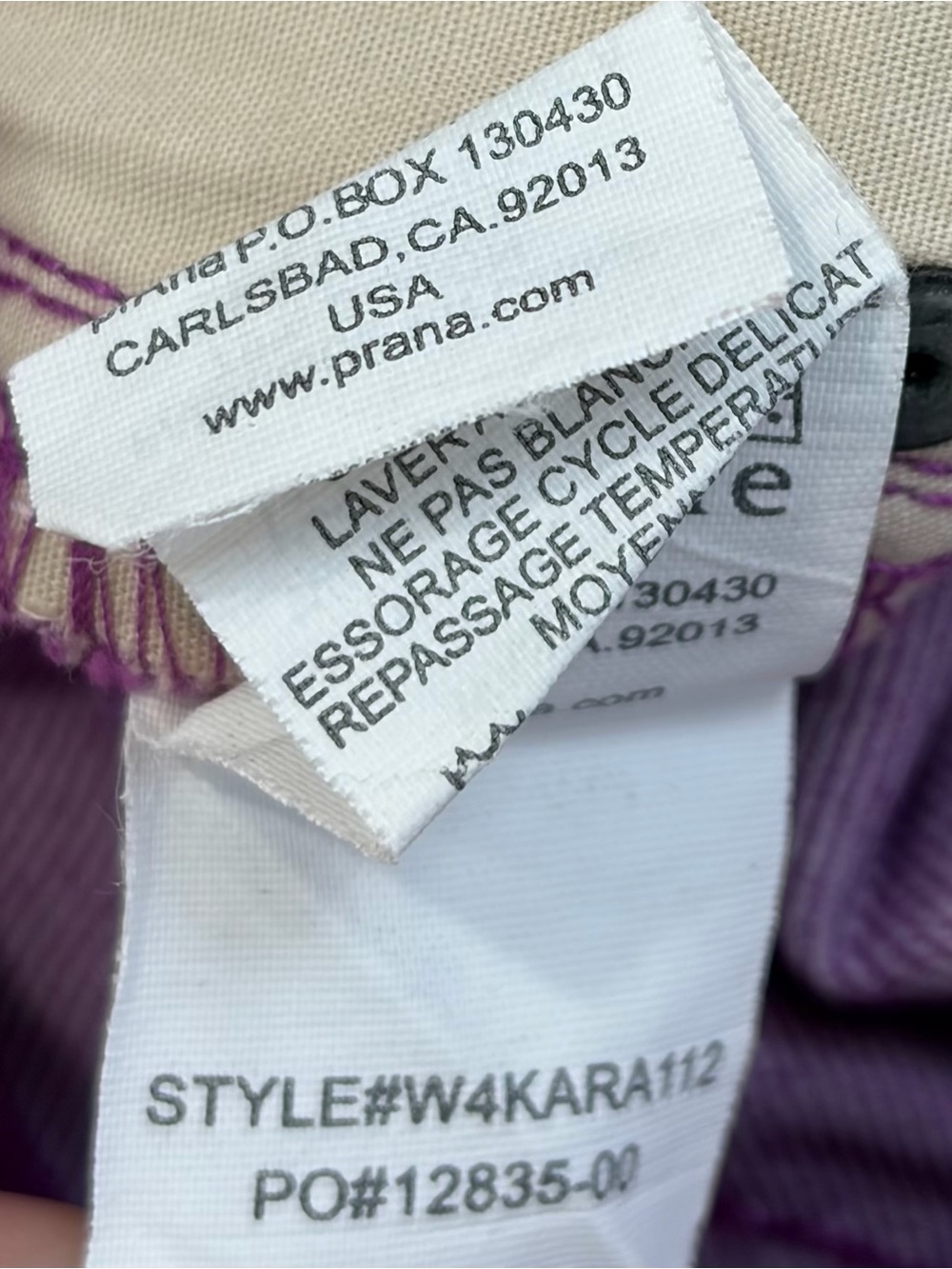 prAna Purple Slim/Skinny Fit Jeans (6) - Picture 4 of 8